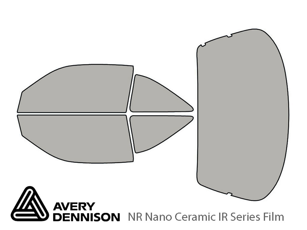 Avery Dennison Nissan 240SX 1995-1998 NR Nano Ceramic IR Window Tint Kit