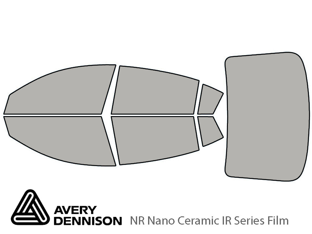 Avery Dennison Nissan Altima 2007-2012 (Sedan) NR Nano Ceramic IR Window Tint Kit