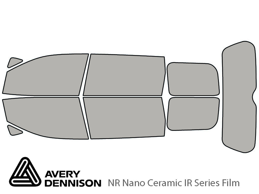 Avery Dennison Nissan Quest 2011-2016 NR Nano Ceramic IR Window Tint Kit