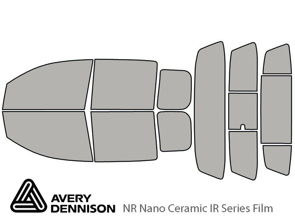Avery Dennison Nissan Titan 2004-2014 NR Nano Ceramic IR Window Tint Kit