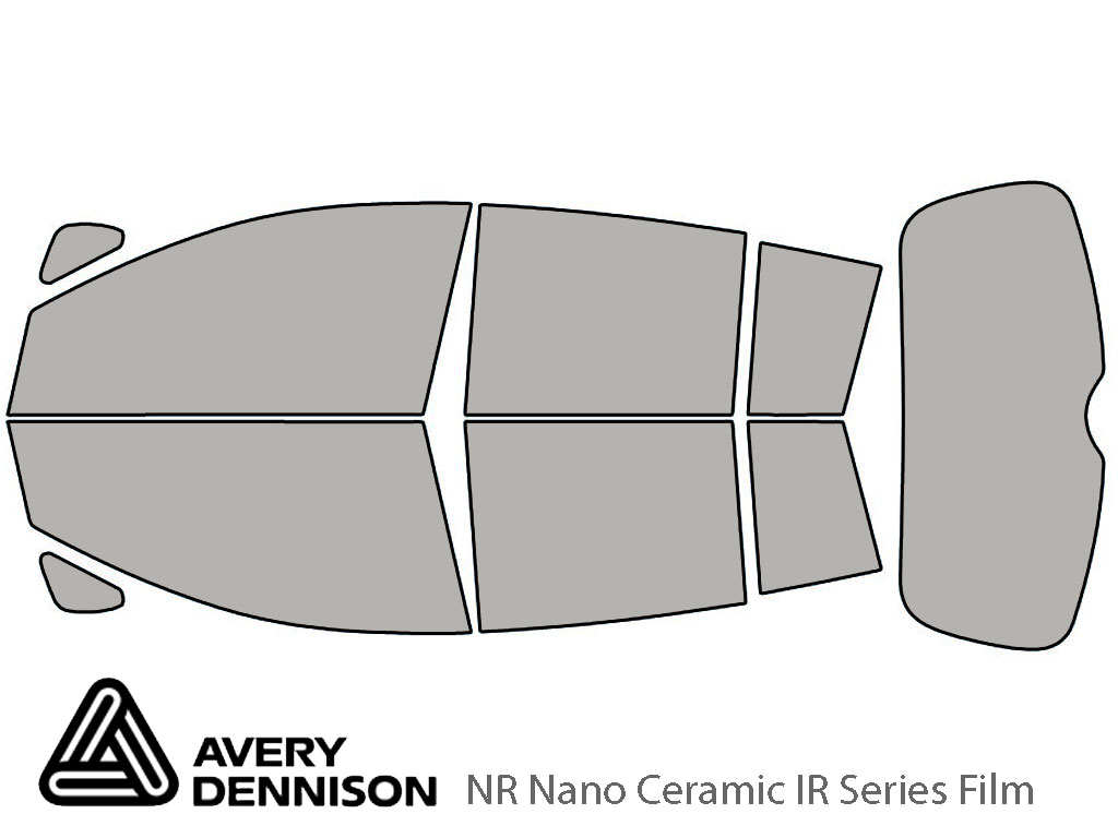 Avery Dennison Nissan Versa 2007-2014 (Hatchback) NR Nano Ceramic IR Window Tint Kit