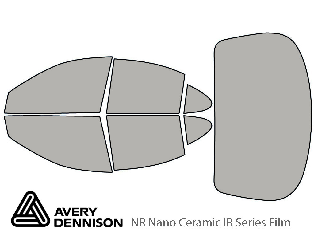 Avery Dennison Pontiac Grand Prix 1997-2003 (Sedan) NR Nano Ceramic IR Window Tint Kit