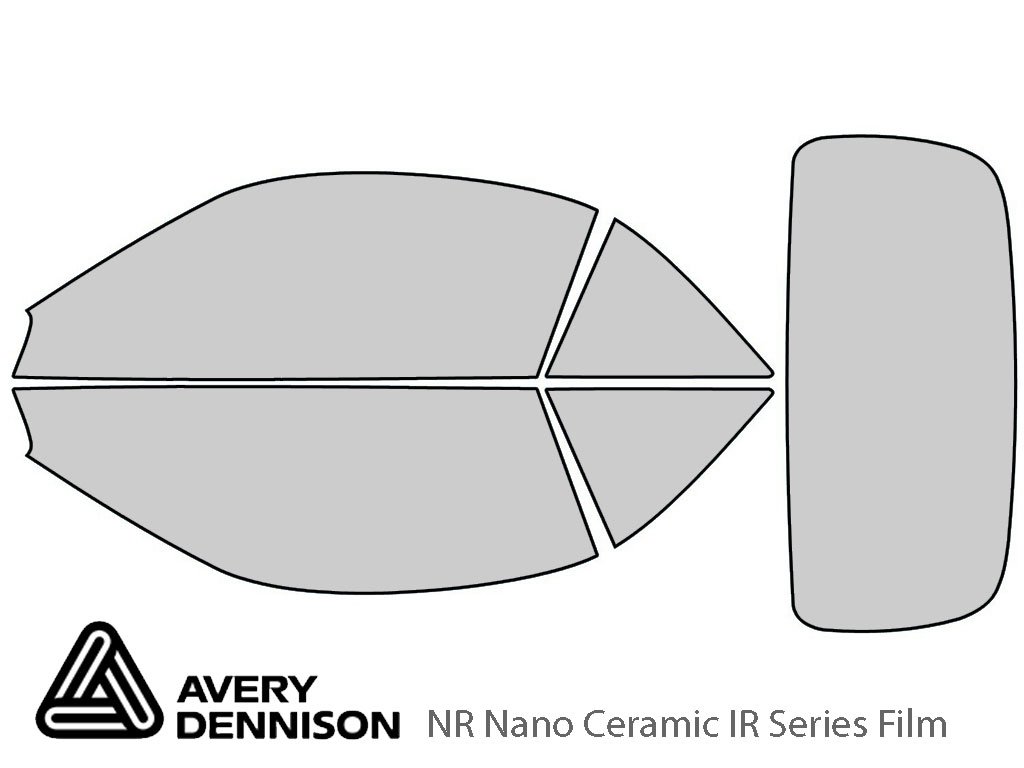 Avery Dennison Porsche 911 2012-2019 (Convertible) NR Nano Ceramic IR Window Tint Kit