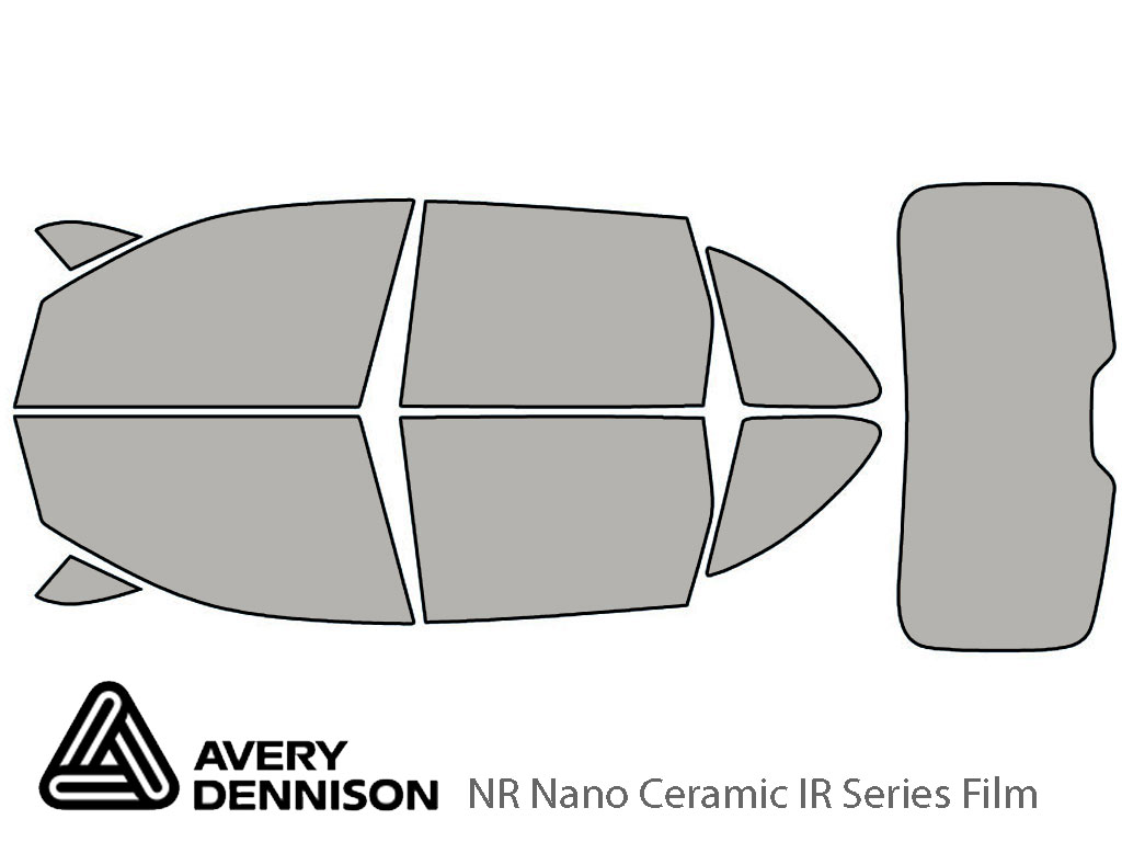 Avery Dennison Porsche Cayenne 2011-2018 NR Nano Ceramic IR Window Tint Kit