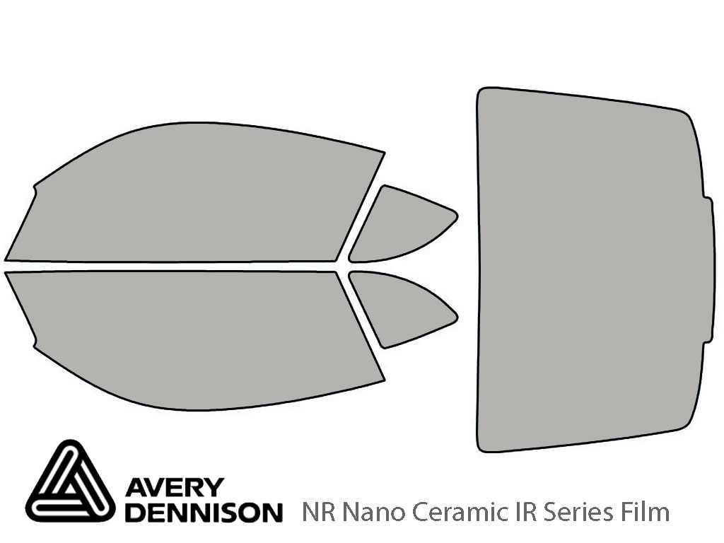 Avery Dennison Porsche Cayman 2006-2012 NR Nano Ceramic IR Window Tint Kit