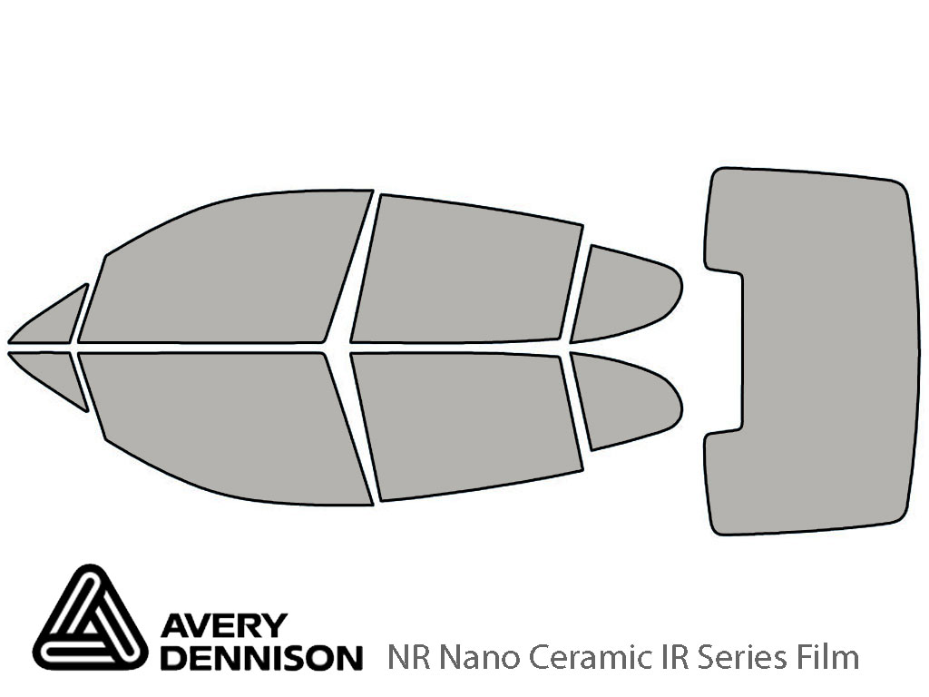 Avery Dennison Porsche Panamera 2010-2016 NR Nano Ceramic IR Window Tint Kit