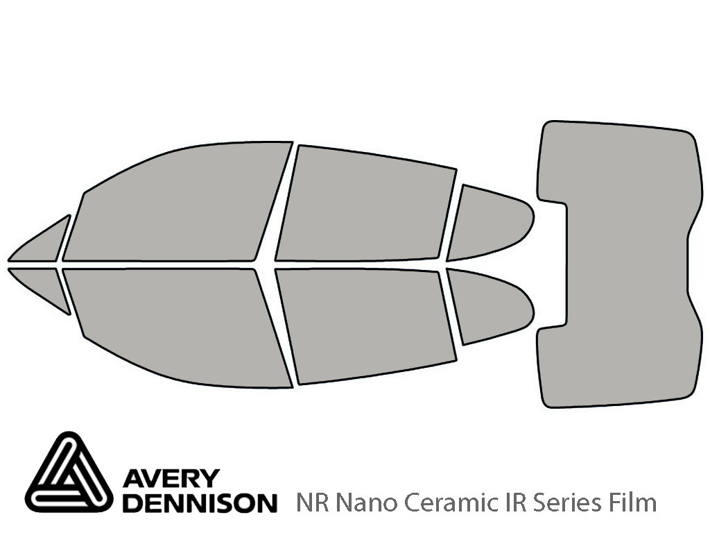 Avery Dennison Porsche Panamera 2010-2016 (GTS) NR Nano Ceramic IR Window Tint Kit