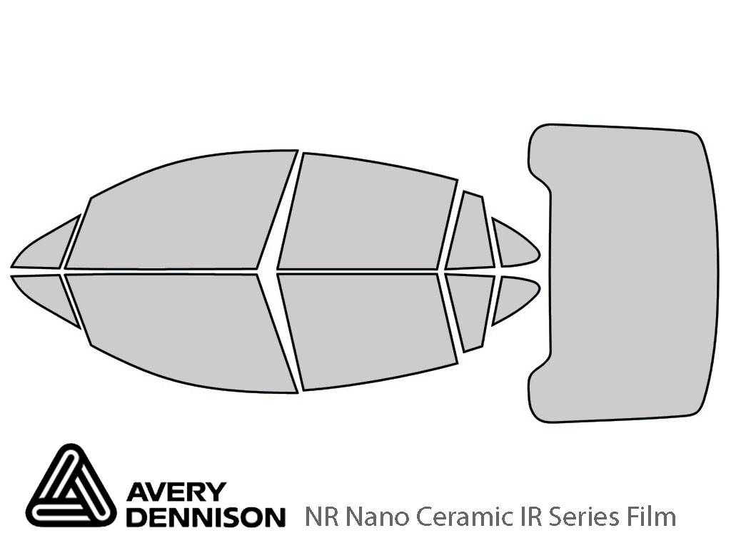 Avery Dennison Porsche Panamera 2017-2022 NR Nano Ceramic IR Window Tint Kit