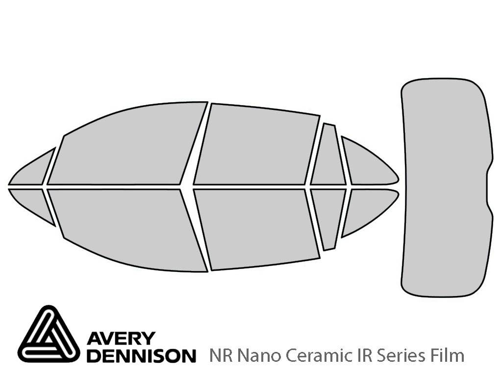 Avery Dennison Porsche Panamera 2018-2022 (Turismo) NR Nano Ceramic IR Window Tint Kit