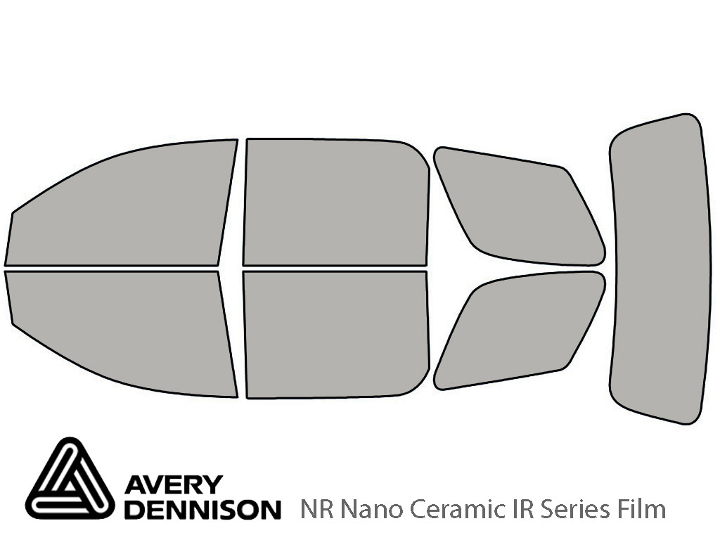 Avery Dennison Saturn Outlook 2007-2010 NR Nano Ceramic IR Window Tint Kit