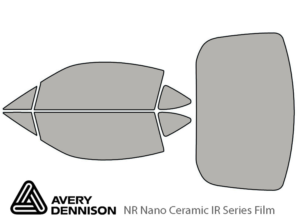 Avery Dennison Scion FR-S 2013-2016 NR Nano Ceramic IR Window Tint Kit