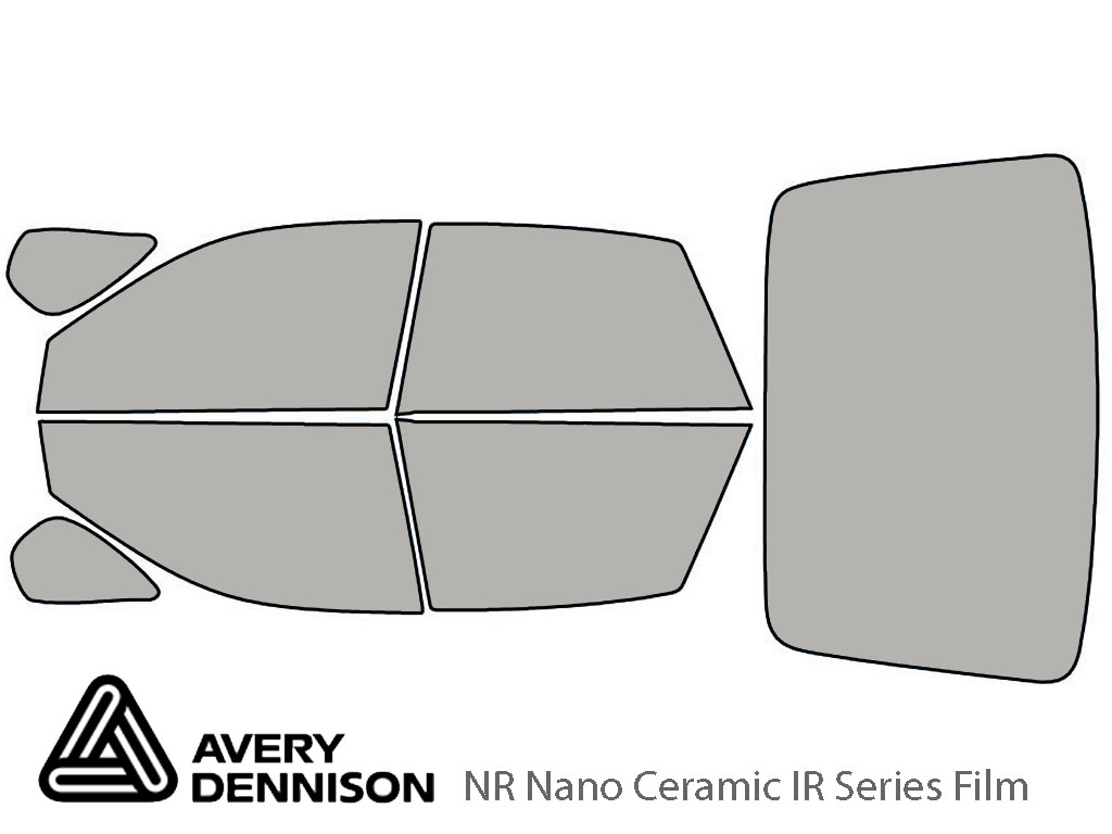 Avery Dennison Subaru Legacy 2000-2004 (Sedan) NR Nano Ceramic IR Window Tint Kit