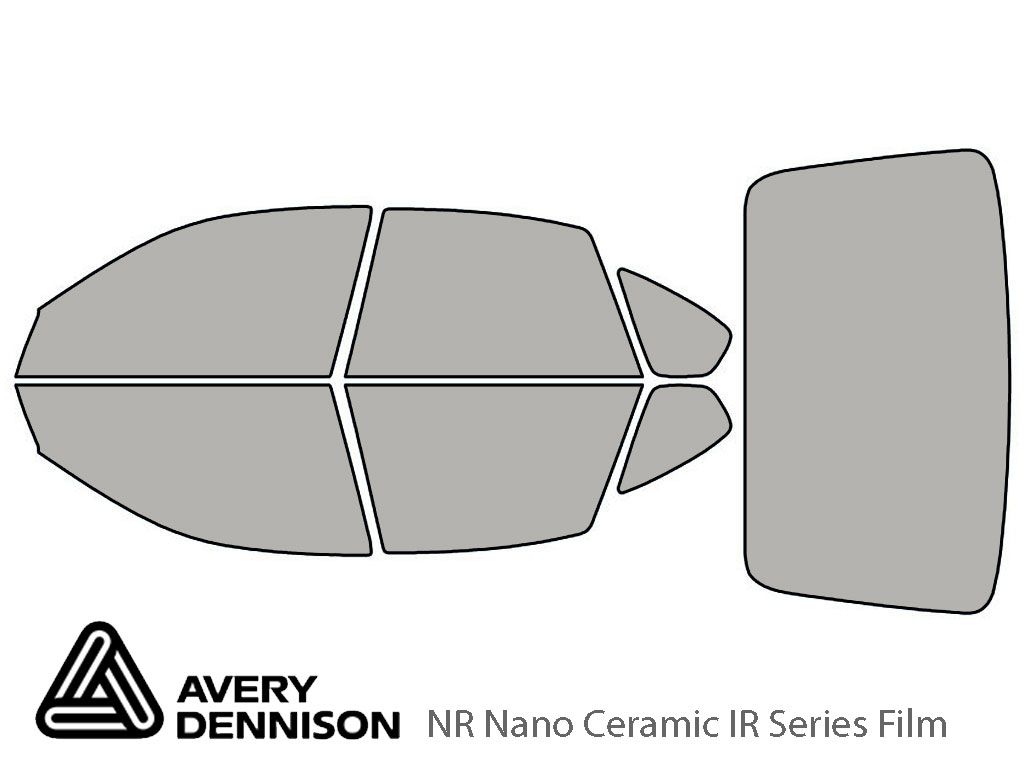 Avery Dennison Subaru Legacy 2005-2009 (Sedan) NR Nano Ceramic IR Window Tint Kit