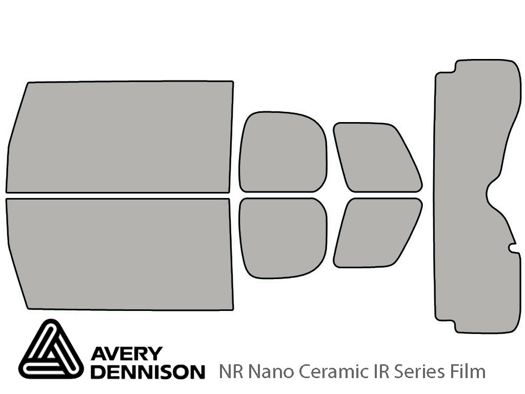 Avery Dennison Toyota FJ Cruiser 2007-2014 NR Nano Ceramic IR Window Tint Kit