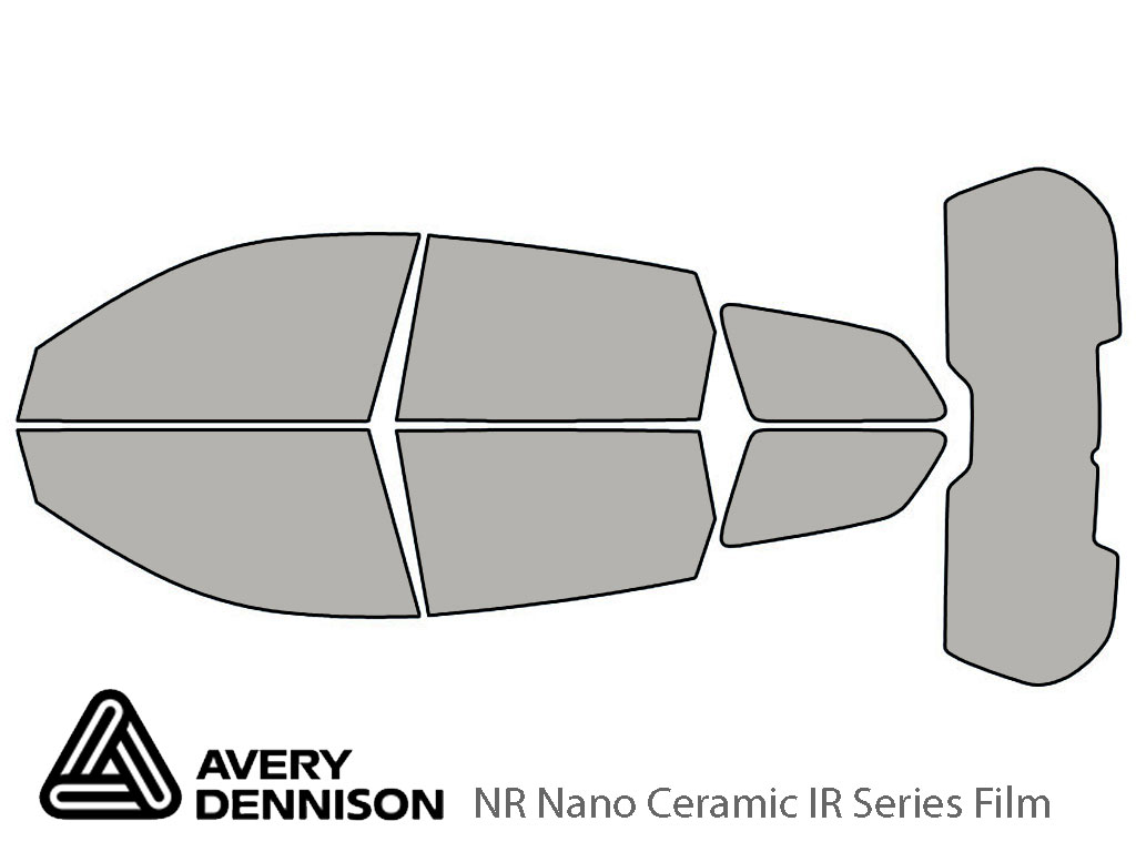 Avery Dennison Toyota Matrix 2003-2008 NR Nano Ceramic IR Window Tint Kit