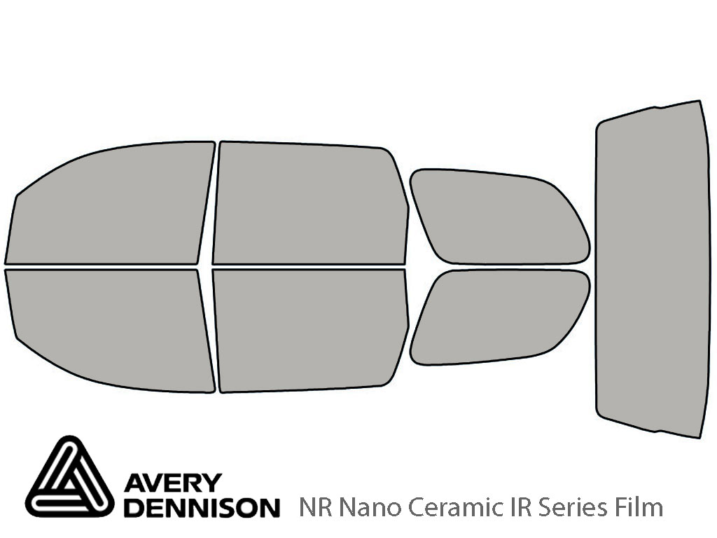 Avery Dennison Toyota Sequoia 2008-2022 NR Nano Ceramic IR Window Tint Kit