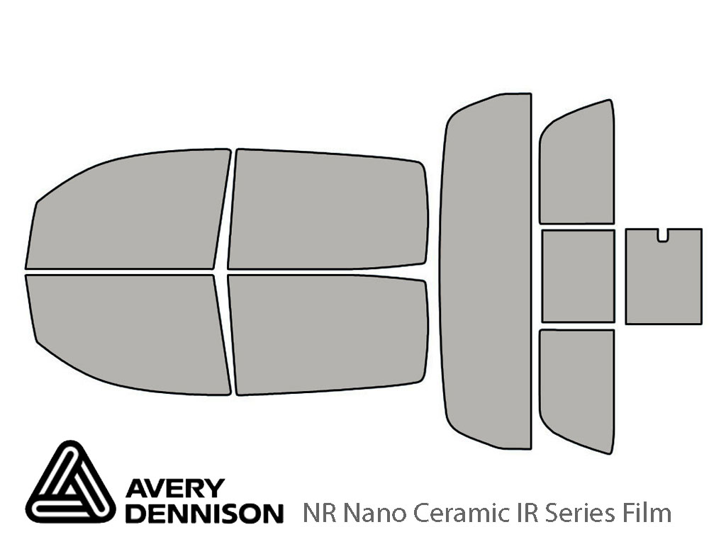 Avery Dennison Toyota Tundra 2007-2021 (4 Door) NR Nano Ceramic IR Window Tint Kit