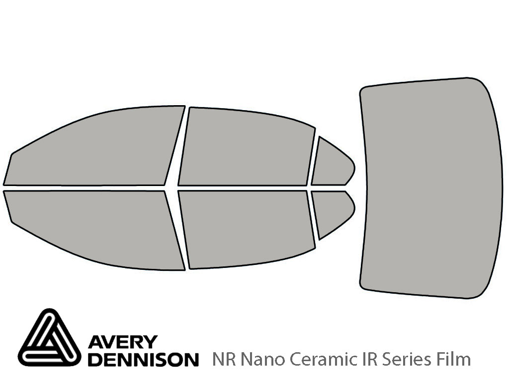 Avery Dennison Volkswagen Jetta 2011-2018 (Sedan) NR Nano Ceramic IR Window Tint Kit