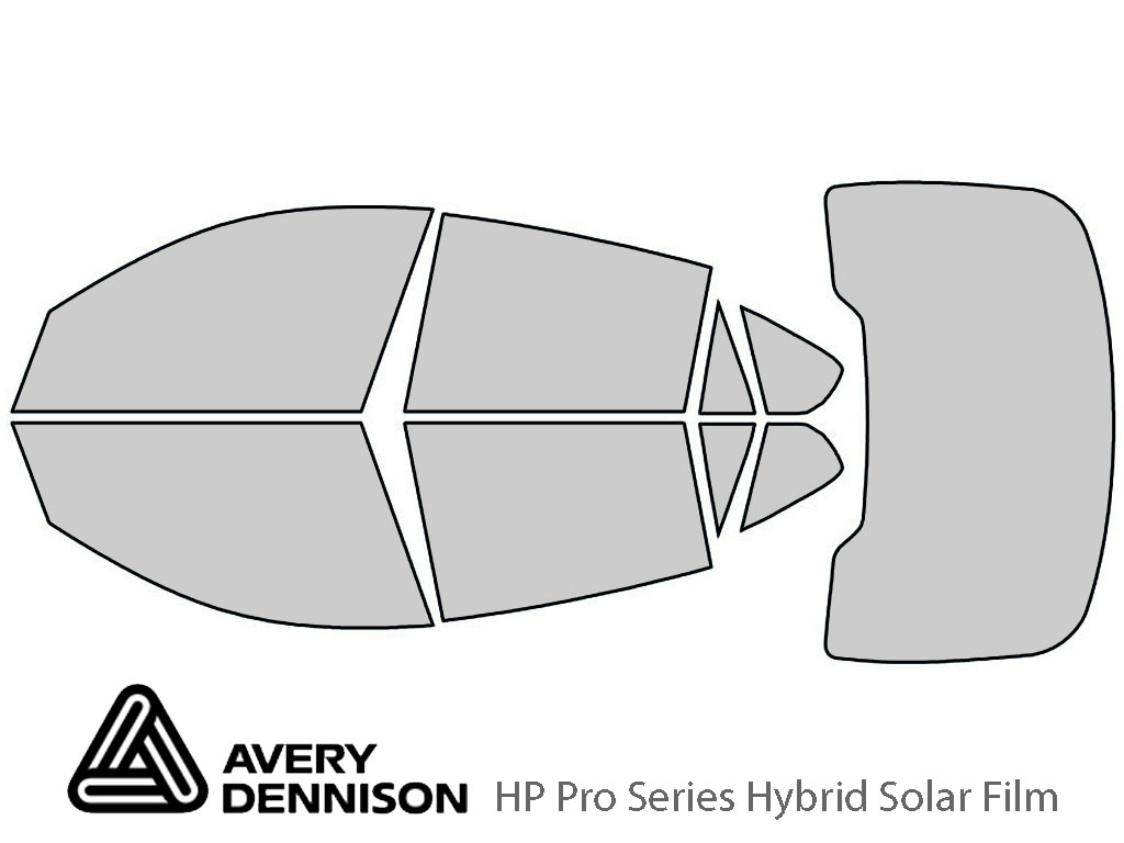 Avery Dennison BMW X6 2008-2014 HP Pro Window Tint Kit