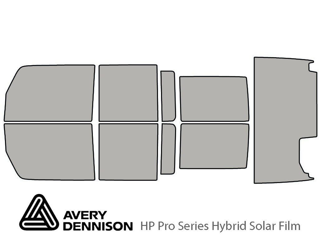Avery Dennison Jeep Wrangler 2007-2010 (4 Door) HP Pro Window Tint Kit
