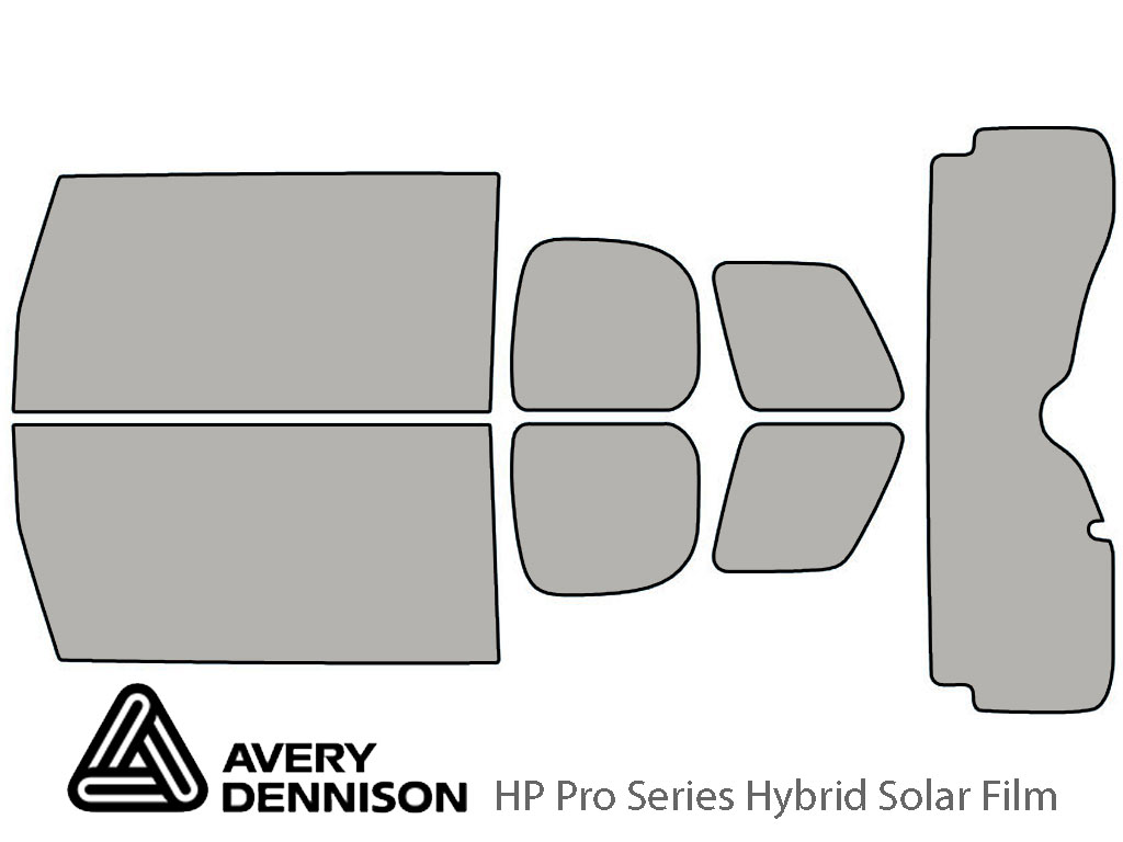 Avery Dennison Toyota FJ Cruiser 2007-2014 HP Pro Window Tint Kit