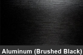 Black Brushed Aluminum Pillar Post Trim Kits