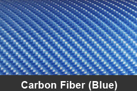  Blue Carbon Fiber Dash Kits