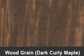 Dark Curly Maple Wood Dash Kits