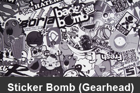Gearhead Sticker Bomb Dash Kits