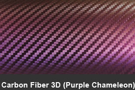 Purple Chameleon 3D Carbon Fiber Pillar Post Trim Kits