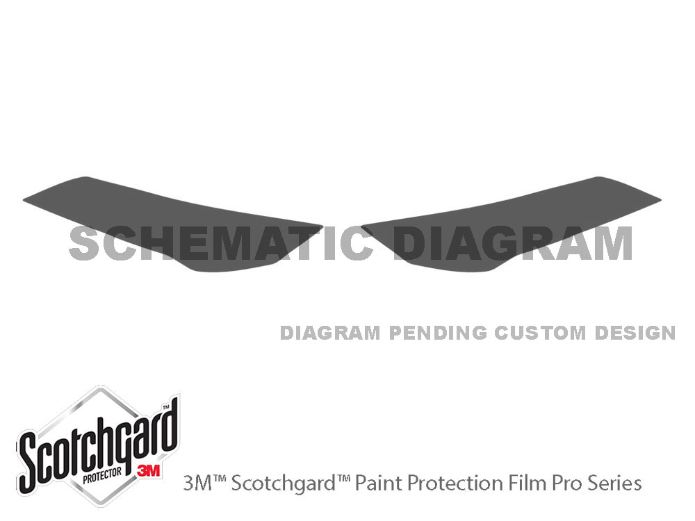 Porsche Panamera 2021-2022 3M Pro Shield Headlight Protecive Film