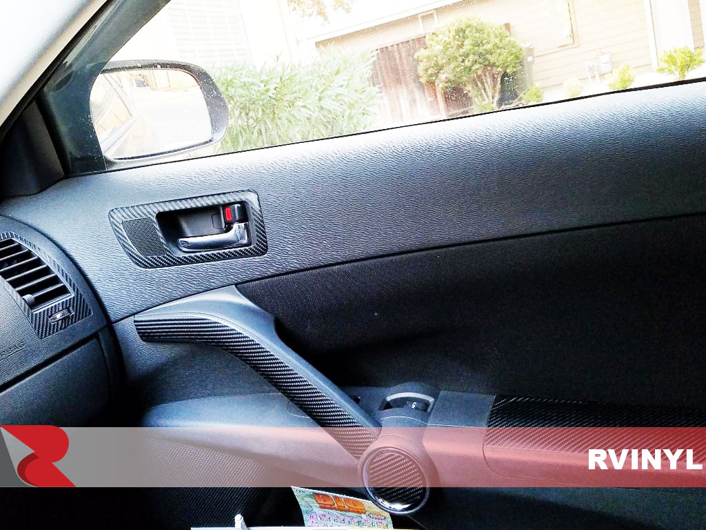 Rdash Scion tC 4D Black Carbon Fiber front passenger dash trim