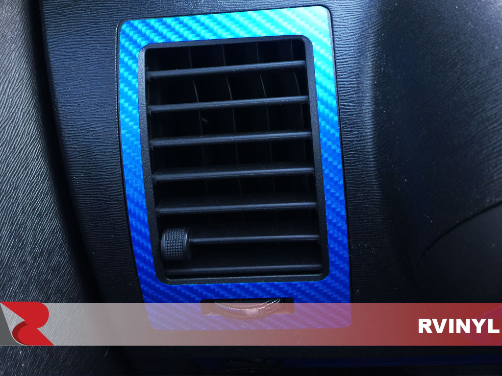 Rdash Scion tC 4D Blue Carbon Fiber Vent Dash Trim