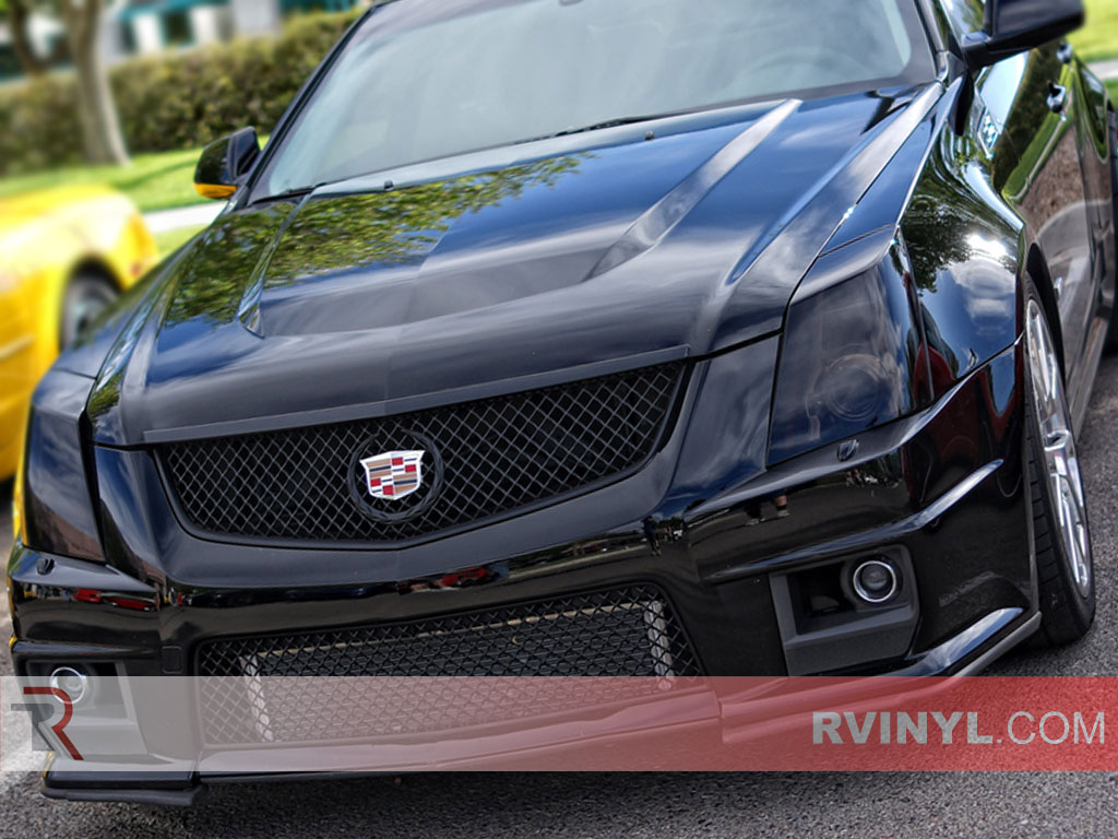 Rtint Headlight Tint Precut Smoked Film Covers for Cadillac CTS 2014-2016