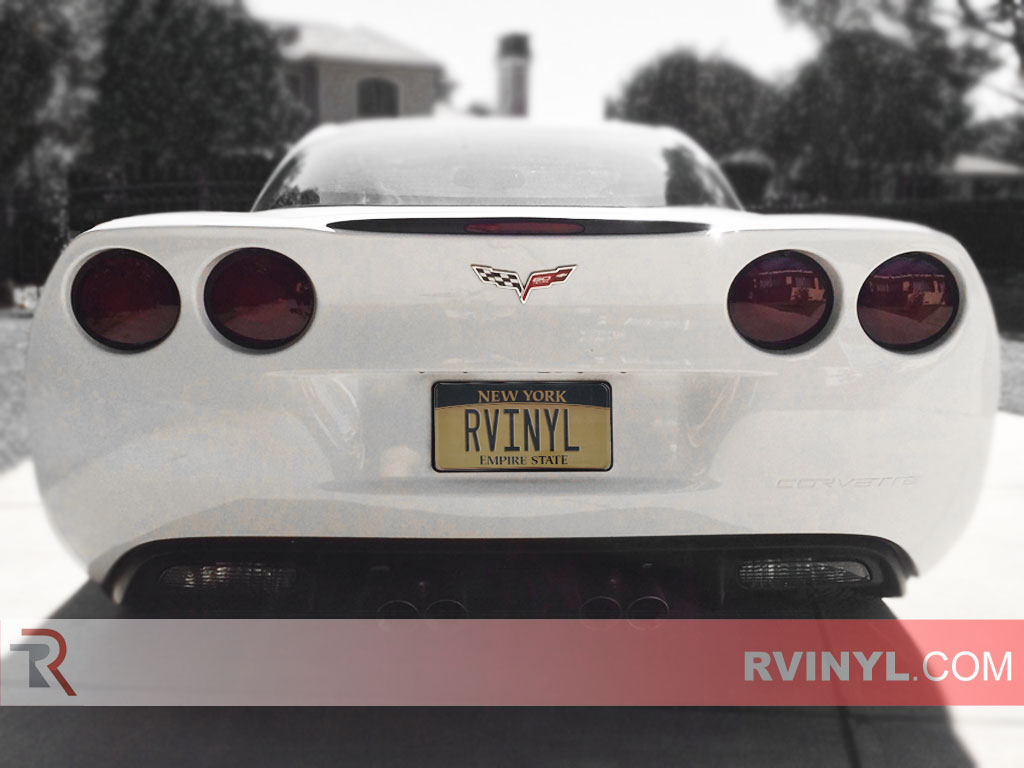 Rtint Tail Light Tint Precut Smoked Film Covers for Chevy Corvette 84-90 Coupe 