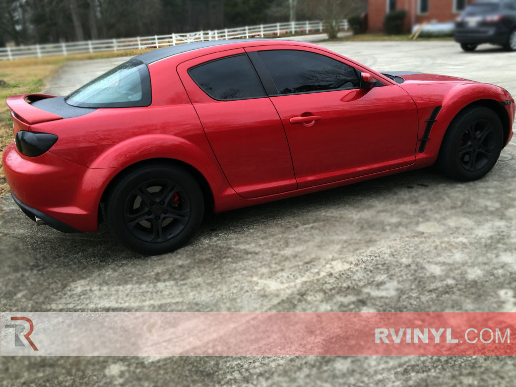 Rtint Tail Light Tint Precut Smoked Film Covers for Mazda RX-8 2004-2008