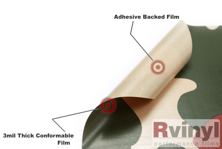 Rwraps™ Green Camouflage Vinyl Wrap | Camouflage Car Wrap Film
