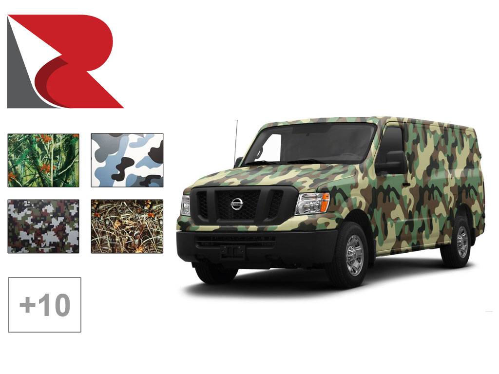 Rwraps™ Camouflage Van Wrap