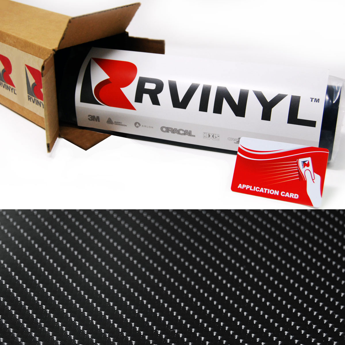 Epoxy Black 5D Carbon Fiber Vinyl Film Wrap