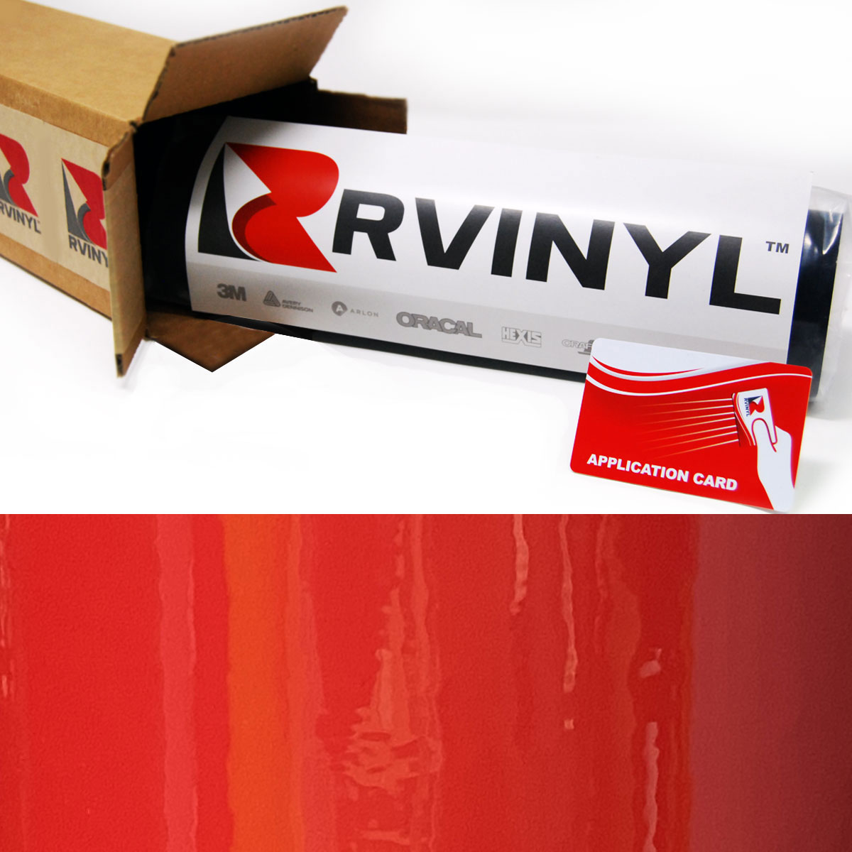 Red Ultra Gloss Vinyl Film Wrap