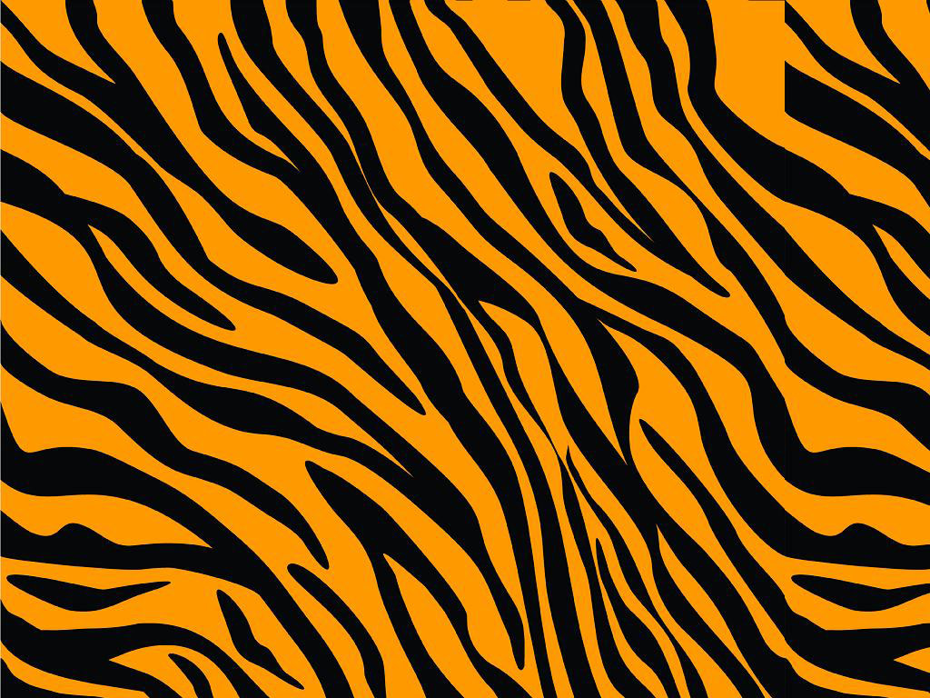 Rwraps™ Orange Tiger Vinyl Wrap | Animal Print Car Wrap Film