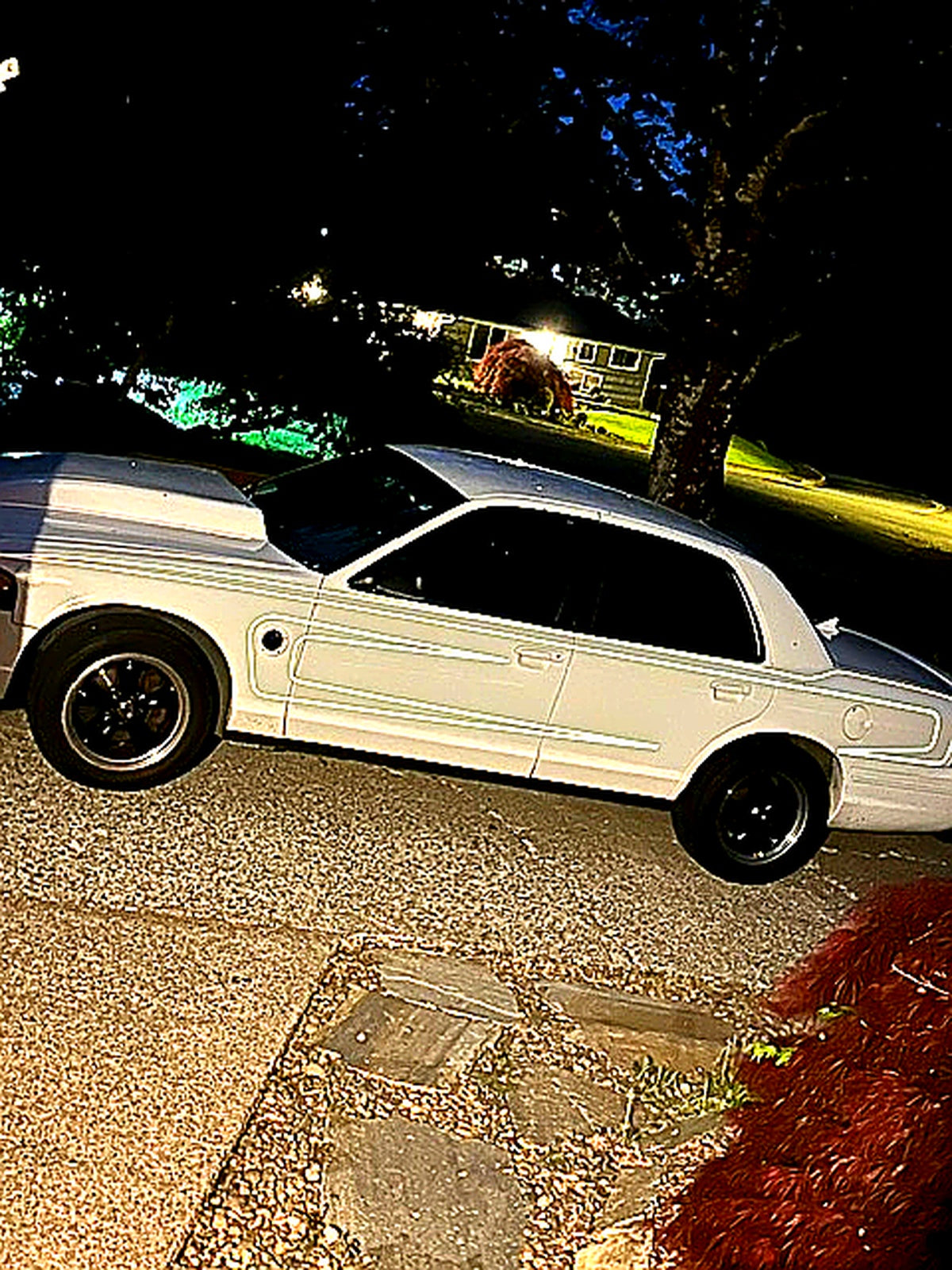 Custom Crown Victoria Reflective Pinstriping