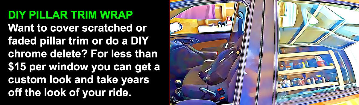 How to Wrap Your Pillar Trim for Under $20