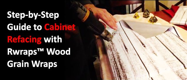 How to Use Wood Grain Wraps for Cabinet Refacing