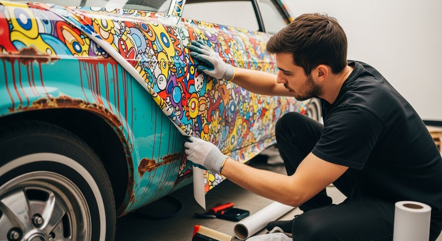 How to Wrap Over Bad Paint on Any Vehicle