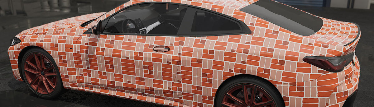 Basketweave Brick Wrap Films | Basketweave Brick Vinyl Wraps - Rvinyl