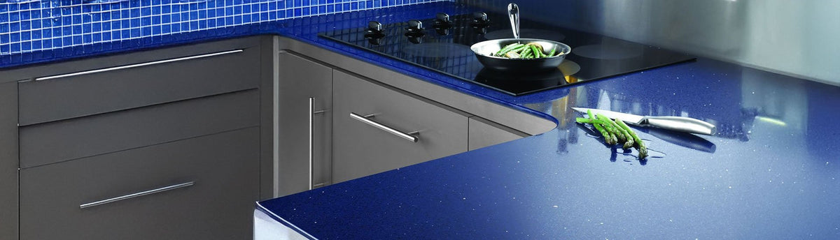 Blue Kitchen Countertop Wraps - Rvinyl