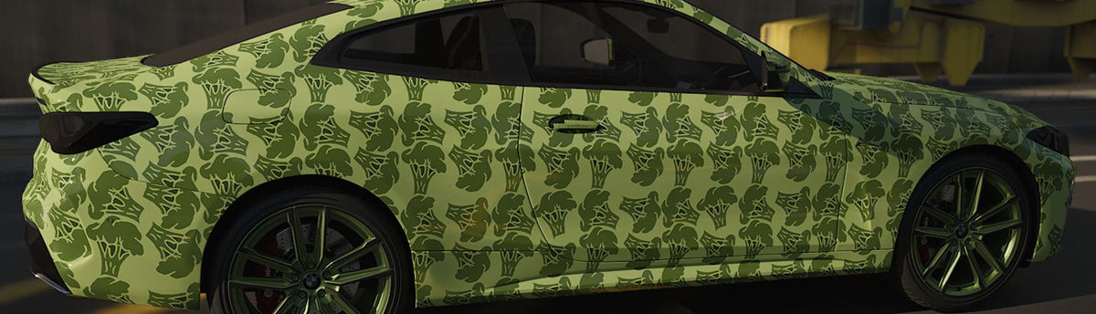 Broccoli Wrap Films | Broccoli Vinyl Wraps - Rvinyl