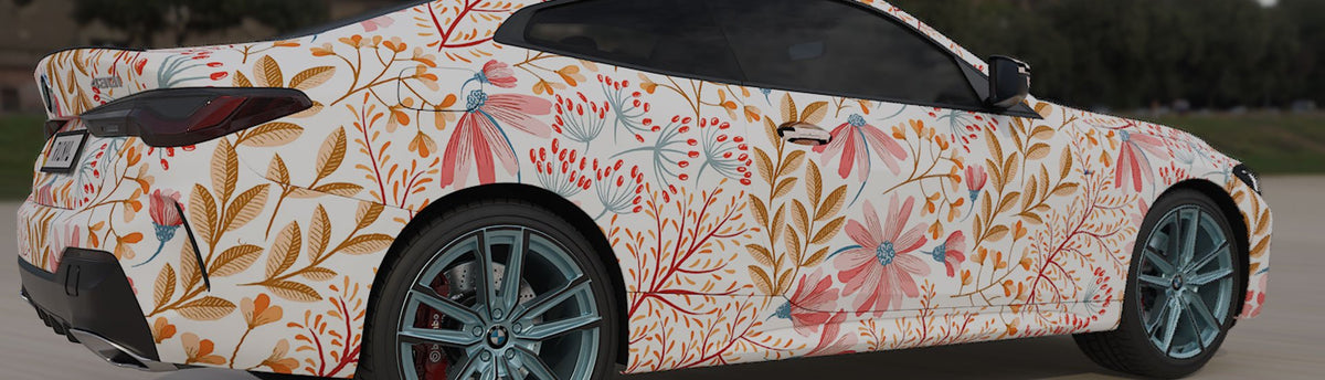 Classic Floral Wrap Films | Classic Floral Vinyl Wraps - Rvinyl