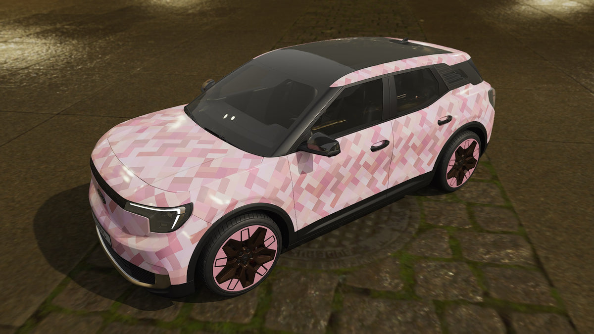 Ford Explorer Mosaic Vinyl Wrap